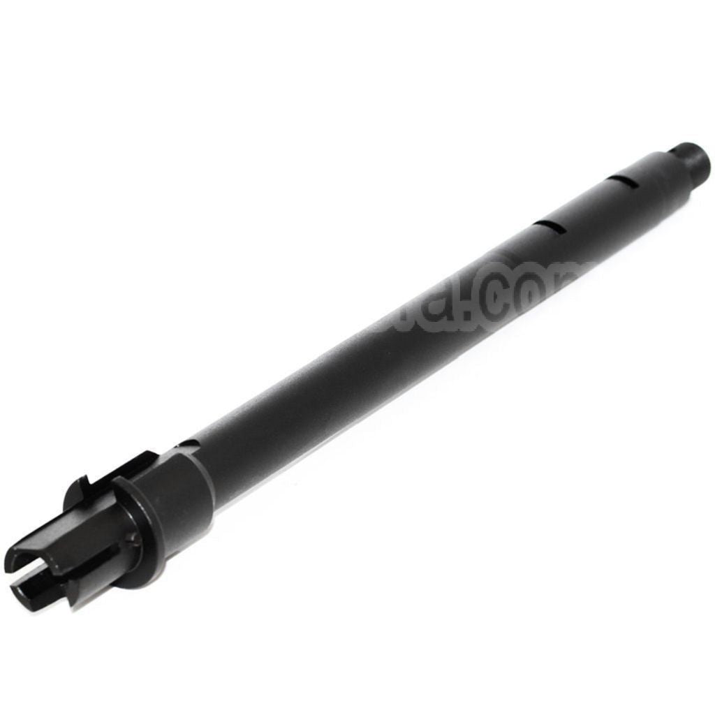 E&amp;C 10/11 Pouces Aluminium M4CQB Canon Extérieur -14mm CCW sens antihoraire Convient pour M4 M16 Série AEG Fusil Airsoft Noir