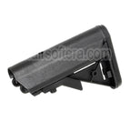 E&amp;C Polymère MK18 MOD 0 LMT Crane Crosse Convient pour Tokyo Marui M4 M16 Série AEG Fusil Airsoft Noir