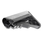 E&amp;C Polymère MK18 MOD 0 LMT Crane Crosse Convient pour Tokyo Marui M4 M16 Série AEG Fusil Airsoft Noir