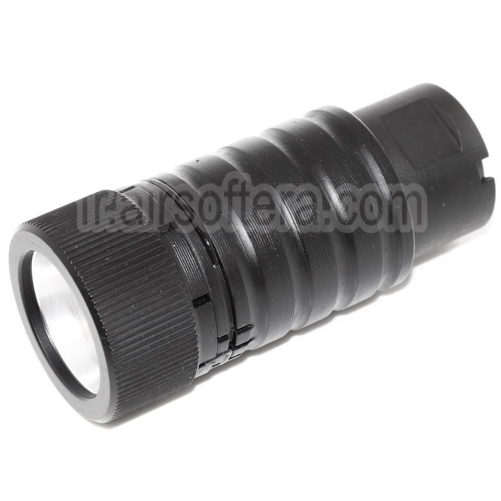 CYMA Réglable Sound Amplifying Design AK74 Frein de Bouche Convient pour -14mm CCW sens antihoraire Canon Fusil Airsoft Noir