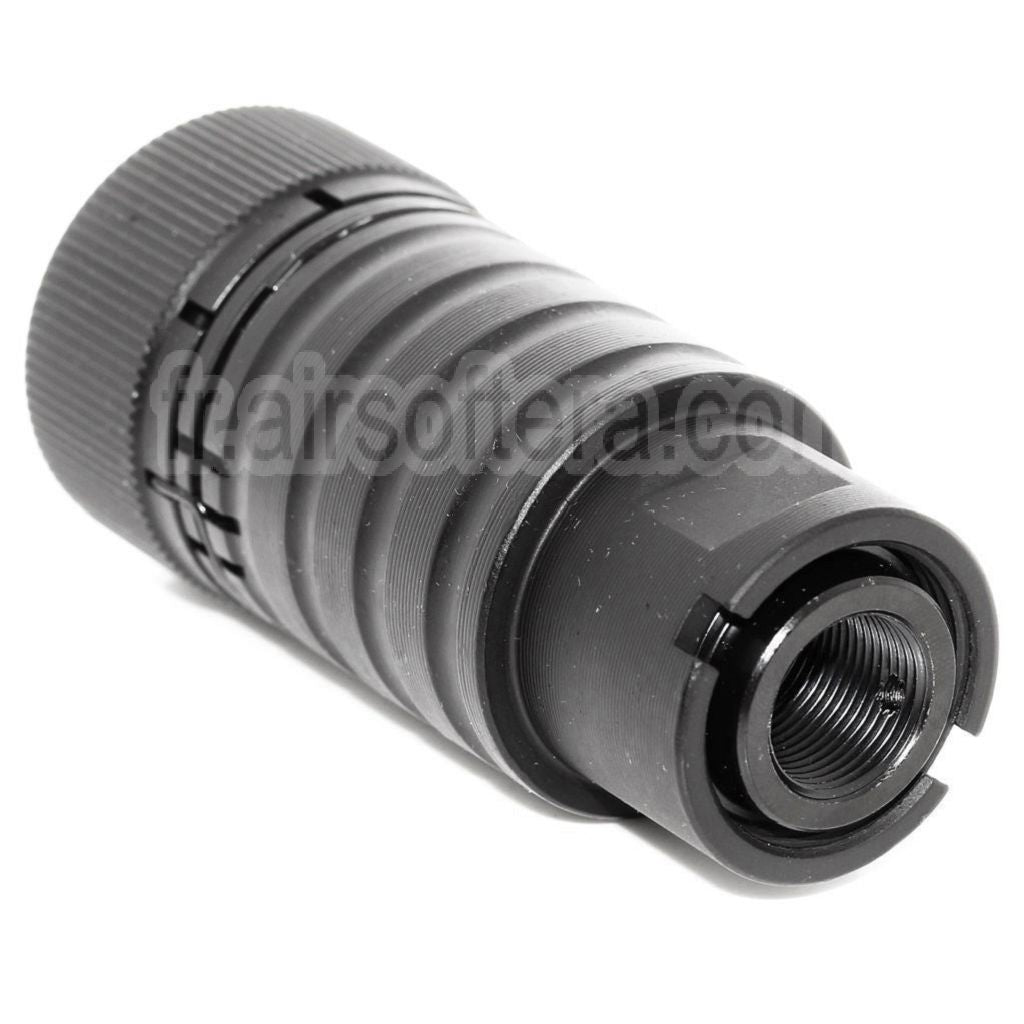 CYMA Réglable Sound Amplifying Design AK74 Frein de Bouche Convient pour -14mm CCW sens antihoraire Canon Fusil Airsoft Noir