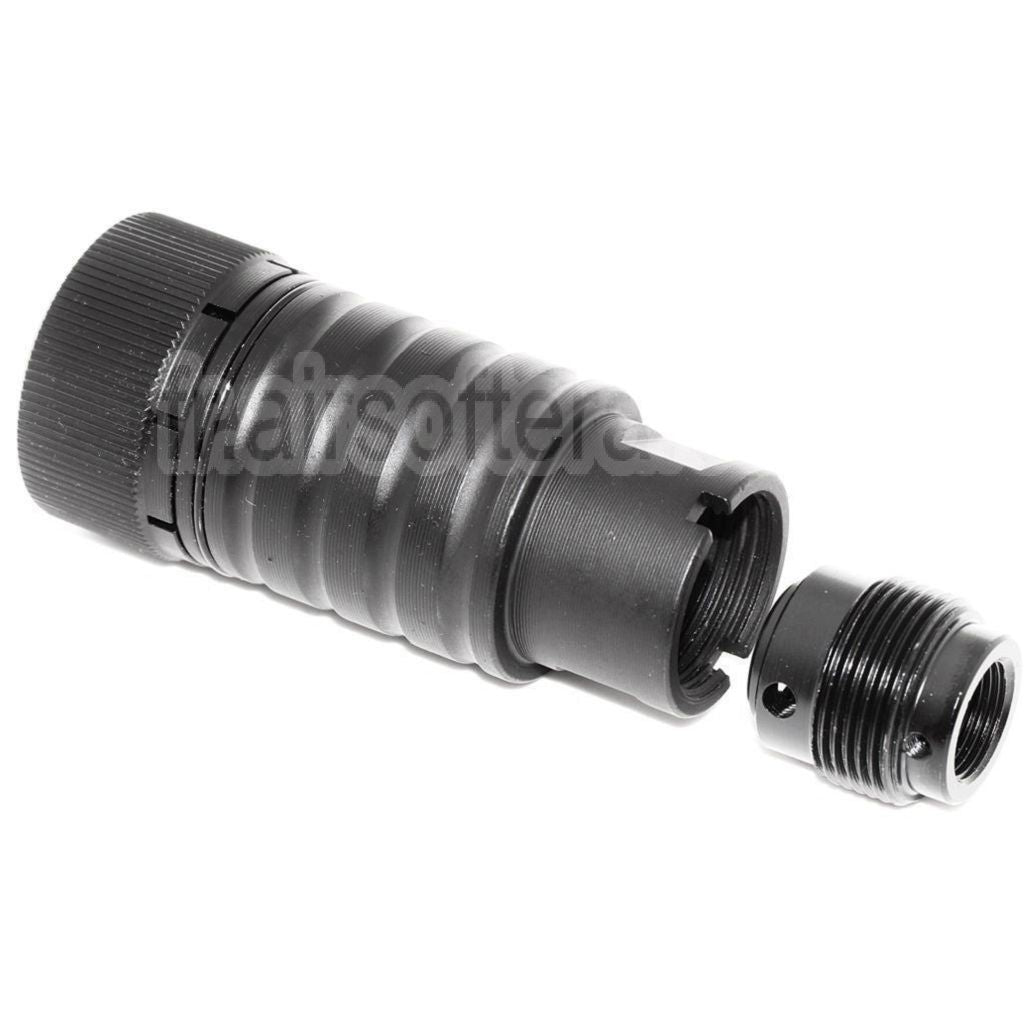 CYMA Réglable Sound Amplifying Design AK74 Frein de Bouche Convient pour -14mm CCW sens antihoraire Canon Fusil Airsoft Noir