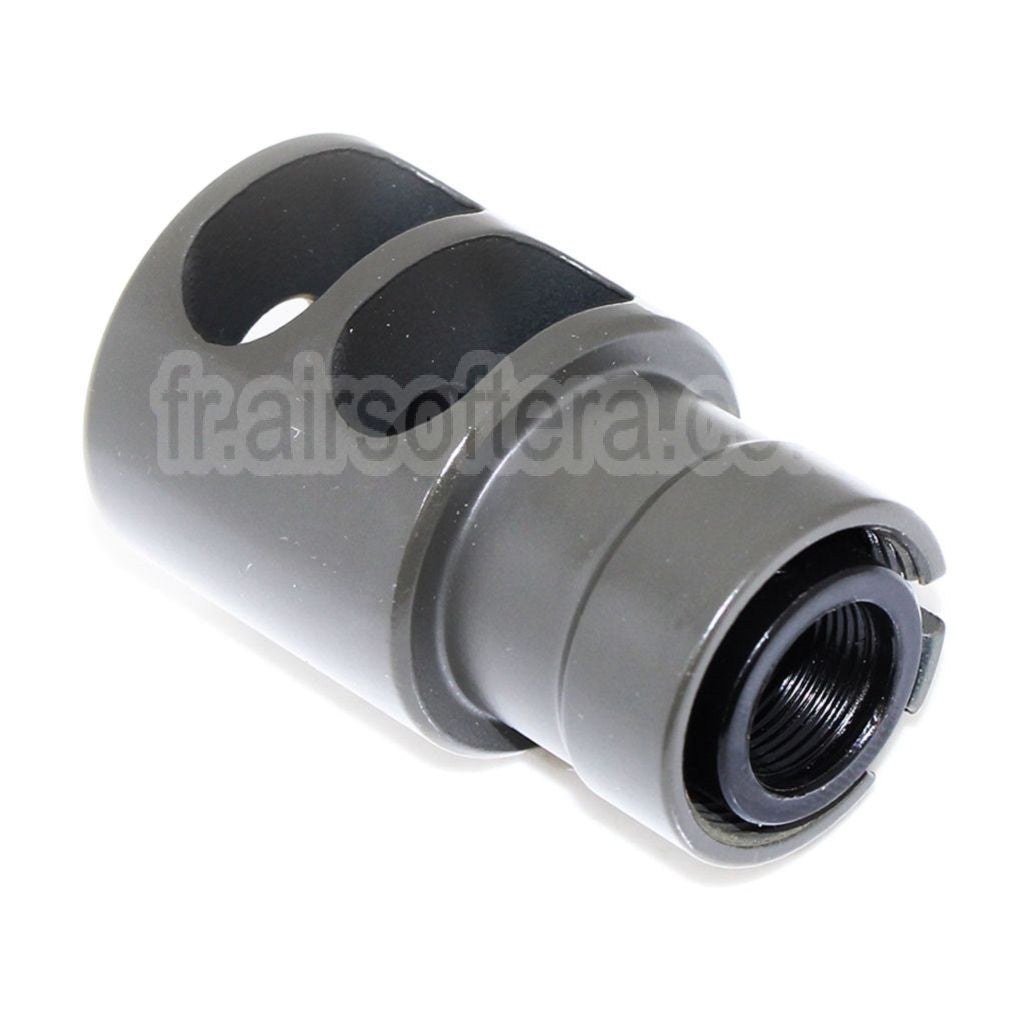 AirsoftEra 55mm DTK-2 Style Frein de Bouche Cache-Flamme Convient pour -14mm CCW sens antihoraire Canon Fusil