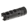 AirsoftEra 64mm Dragon 556 AK Style Métal Frein de Bouche Cache-Flamme Convient pour -14mm CCW sens antihoraire Canon Fusil Noir