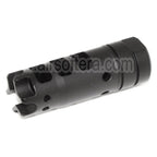 AirsoftEra 64mm Dragon 556 AK Style Métal Frein de Bouche Cache-Flamme Convient pour -14mm CCW sens antihoraire Canon Fusil Noir