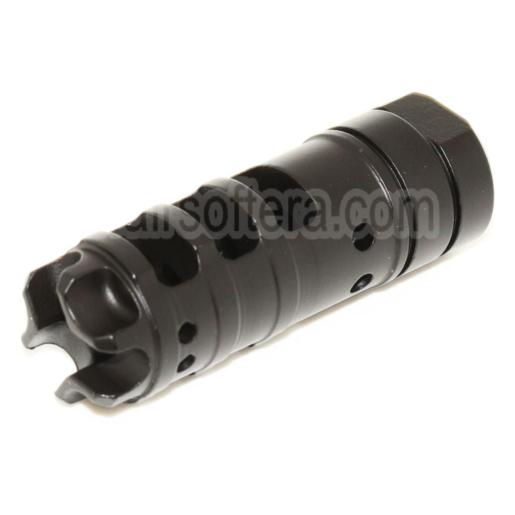AirsoftEra 68mm Dragon AK Style Métal Frein de Bouche Cache-Flamme Convient pour -14mm CCW sens antihoraire Canon Fusil Noir