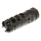 AirsoftEra 68mm Dragon AK Style Métal Frein de Bouche Cache-Flamme Convient pour -14mm CCW sens antihoraire Canon Fusil Noir