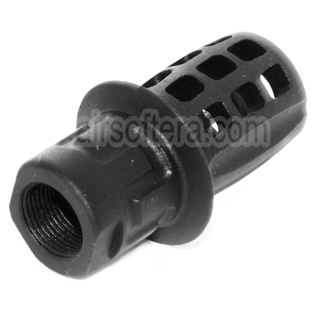 AirsoftEra 55mm Top Hat Frein de Bouche Frein de Bouche Cache-Flamme Convient pour -14mm CCW sens antihoraire Canon Fusil Noir