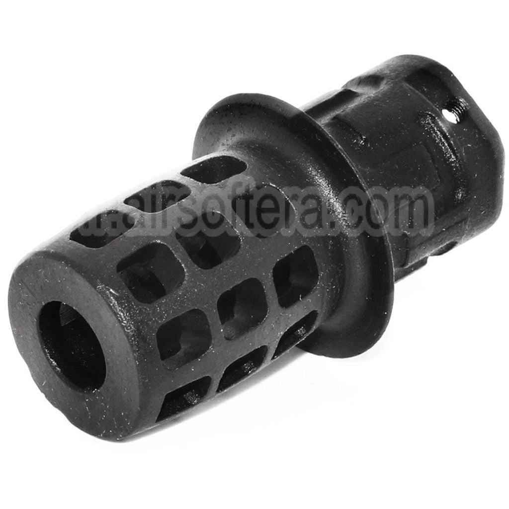 AirsoftEra 55mm Top Hat Frein de Bouche Frein de Bouche Cache-Flamme Convient pour -14mm CCW sens antihoraire Canon Fusil Noir