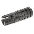 APS 68mm ICEFYRE Frein de Bouche Cache-Flamme Convient pour -14mm CCW sens antihoraire Canon Fusil Airsoft Noir