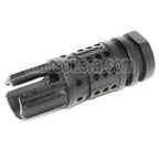 APS 68mm ICEFYRE Frein de Bouche Cache-Flamme Convient pour -14mm CCW sens antihoraire Canon Fusil Airsoft Noir