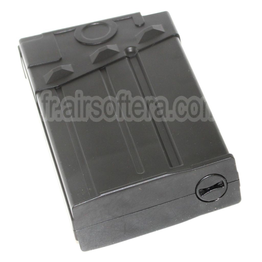 BATTLEAXE 120 Billes Plastique Mid-Cap Chargeur Convient pour Tokyo Marui G&amp;P Matrix CYMA D-BOY Echo1 JG Classic Army ICS G&amp;G G3 Série AEG Fusil Airsoft Noir