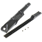 CYMA Haut Boîtier Couverture avec 20mm Tactical Rail La hausse Convient pour D-Boys Jing Gong JG Golden Eagle CYMA Tokyo Marui AK47 Série AEG Fusil Airsoft Noir