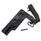 APS RS-2 Rétractable Crosse Convient pour M4 M16 Série AEG Fusils Airsoft Noir