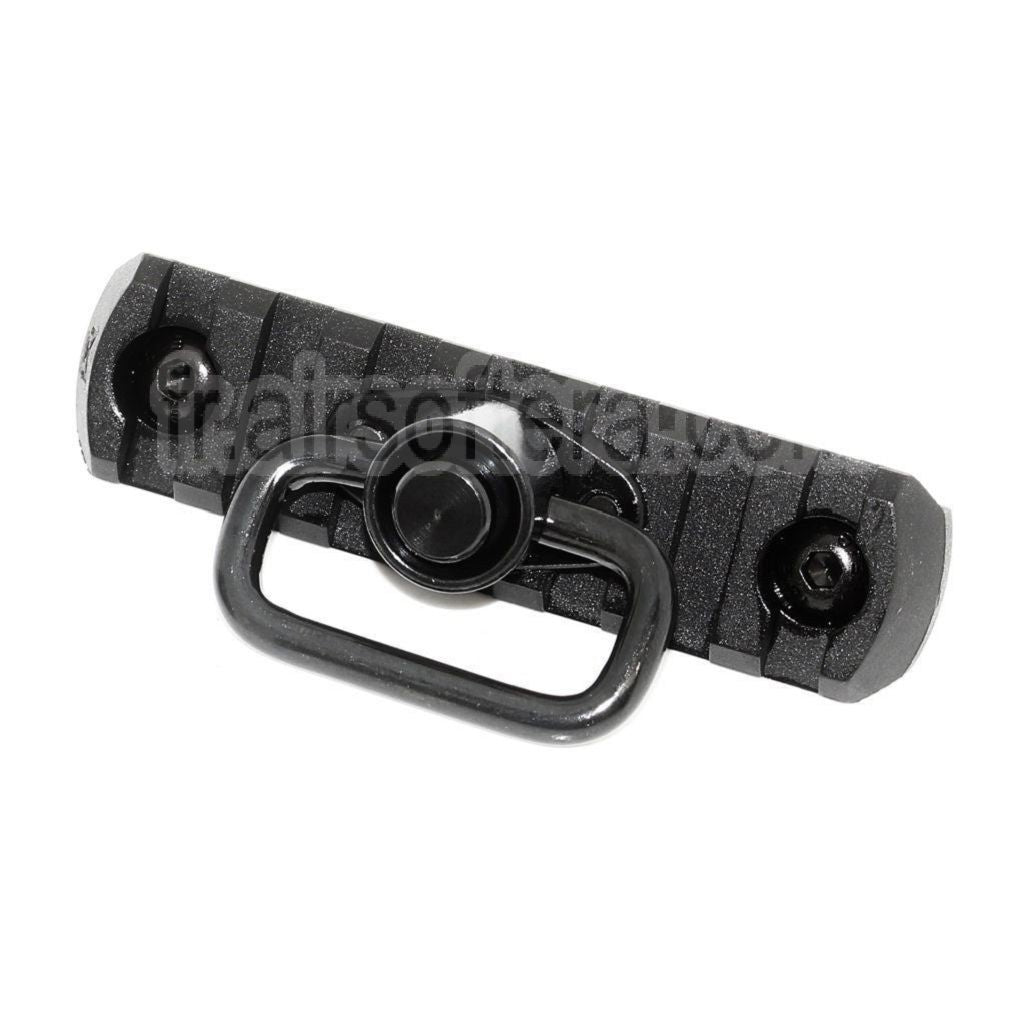 APS 7-Slots MIL-STD 1913 Rail M-LOK Rail Segment Plaque avec QD Sangle Pivot