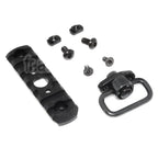 APS 7-Slots MIL-STD 1913 Rail M-LOK Rail Segment Plaque avec QD Sangle Pivot