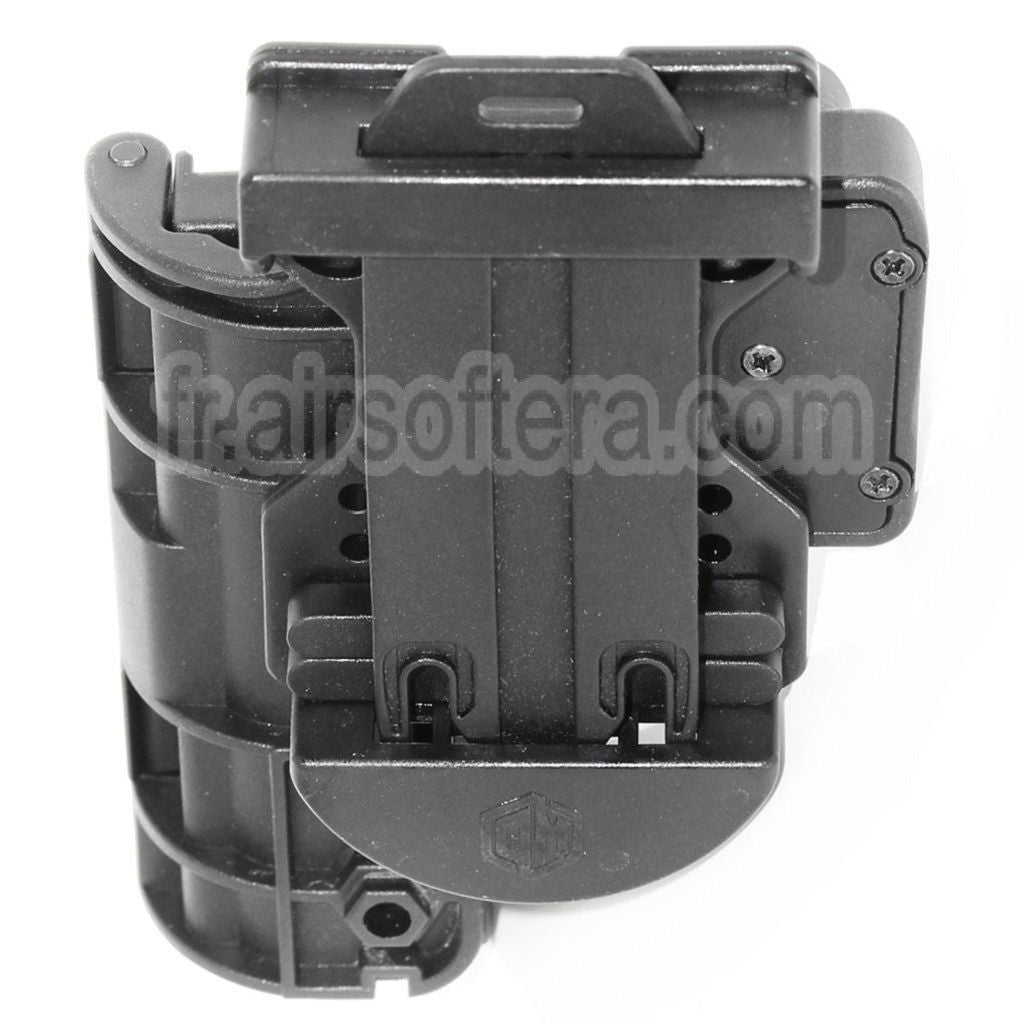 APS Quantum Mechanics OWB Condition 3 Carry Quick Tactique Étui Convient pour G19 G23 Série Pistolet Airsoft Noir
