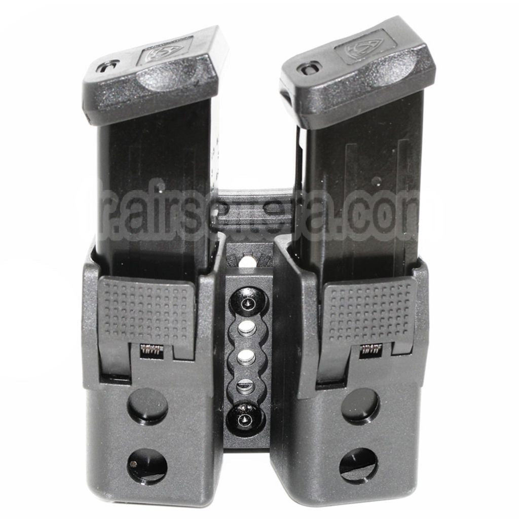 APS Quantum Mechanics Verrouillable Double Chargeur Poche Convient pour G17 / G18C / G19 / G22 / G23 / G24 / G34 / G35 G-Série GBB Chargeur