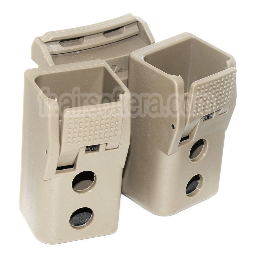 APS Quantum Mechanics Verrouillable Double Chargeur Poche Convient pour G17 / G18C / G19 / G22 / G23 / G24 / G34 / G35 G-Série GBB Chargeur