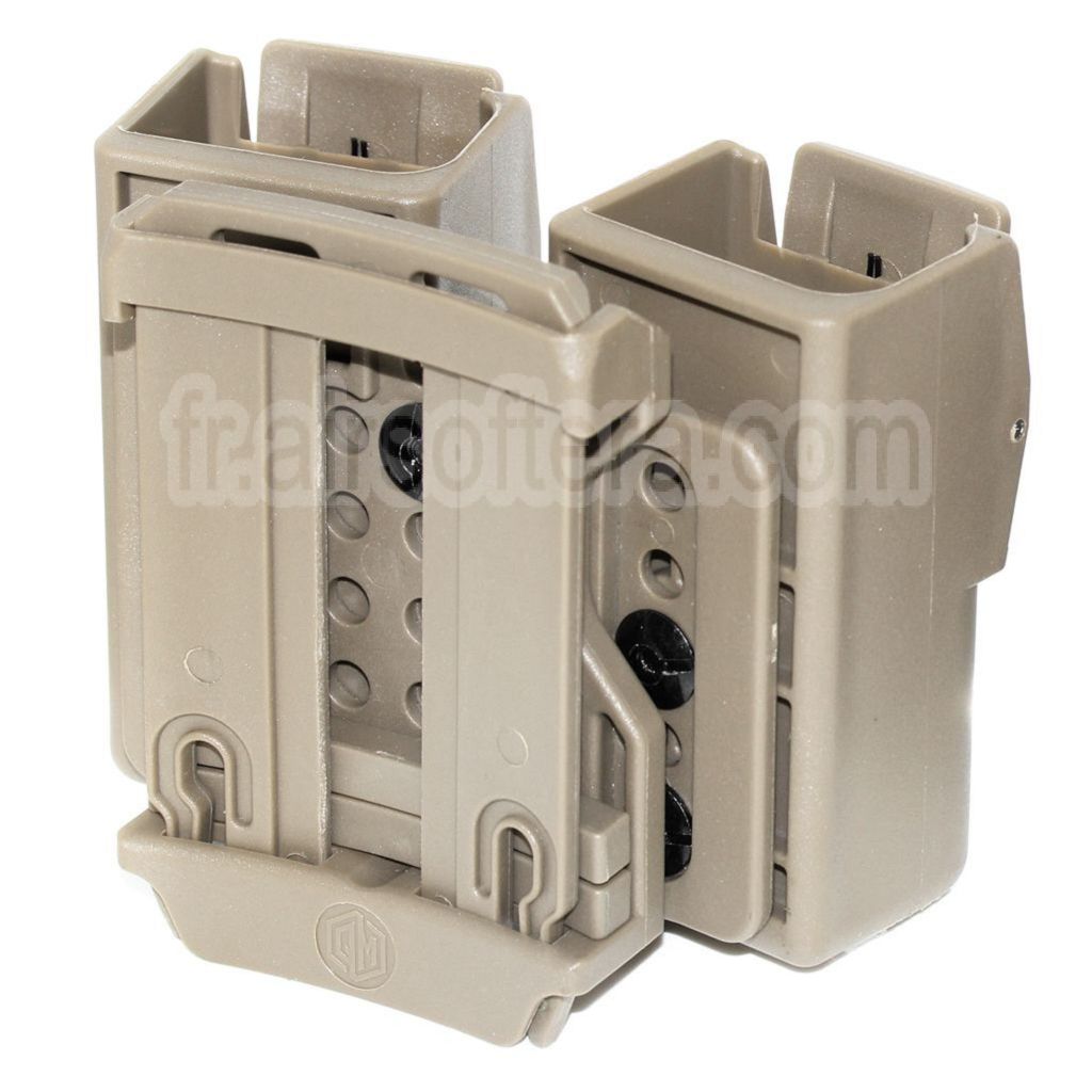 APS Quantum Mechanics Verrouillable Double Chargeur Poche Convient pour G17 / G18C / G19 / G22 / G23 / G24 / G34 / G35 G-Série GBB Chargeur