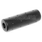 5KU 102mm Aluminium Stubby Silencieux Canon Extension Tube Convient pour -14mm CCW sens antihoraire Canon Fusil Airsoft Noir