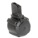 BATTLEAXE 1400 Billes Contrôle du son Électrique Chargeur Tambour Convient pour M4 M16 Série AEG Fusil Airsoft Noir