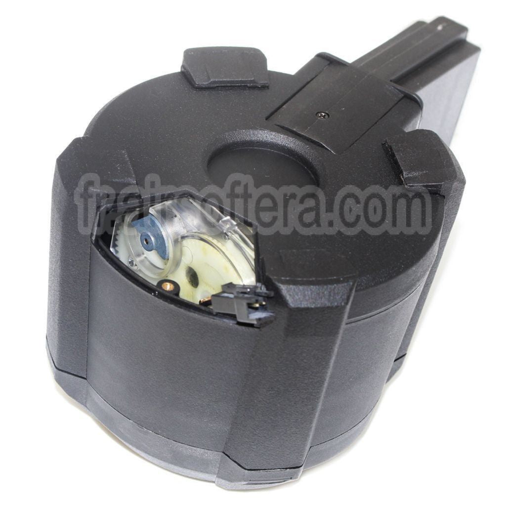 BATTLEAXE 1400 Billes Contrôle du son Électrique Chargeur Tambour Convient pour M4 M16 Série AEG Fusil Airsoft Noir