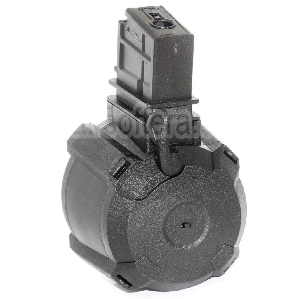BATTLEAXE 1400 Billes Électrique Chargeur Tambour Convient pour G36 Série AEG Fusil Airsoft