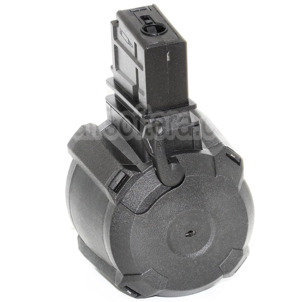 BATTLEAXE 1400 Billes Contrôle du son Électrique Chargeur Tambour Convient pour G36 Série AEG Fusil Airsoft