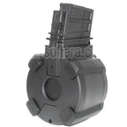 BATTLEAXE 1400 Billes Contrôle du son Électrique Chargeur Tambour Convient pour G36 Série AEG Fusil Airsoft