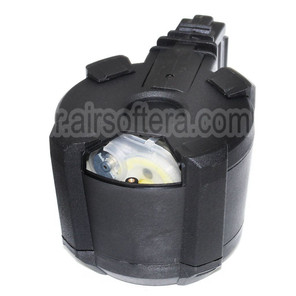 BATTLEAXE 1400 Billes Contrôle du son Électrique Chargeur Tambour Convient pour G36 Série AEG Fusil Airsoft