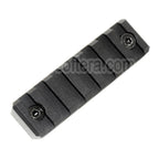 CYMA 75mm 7-Slots 20mm Rail Panel Convient pour M-LOK Rail de Garde-Main Noir