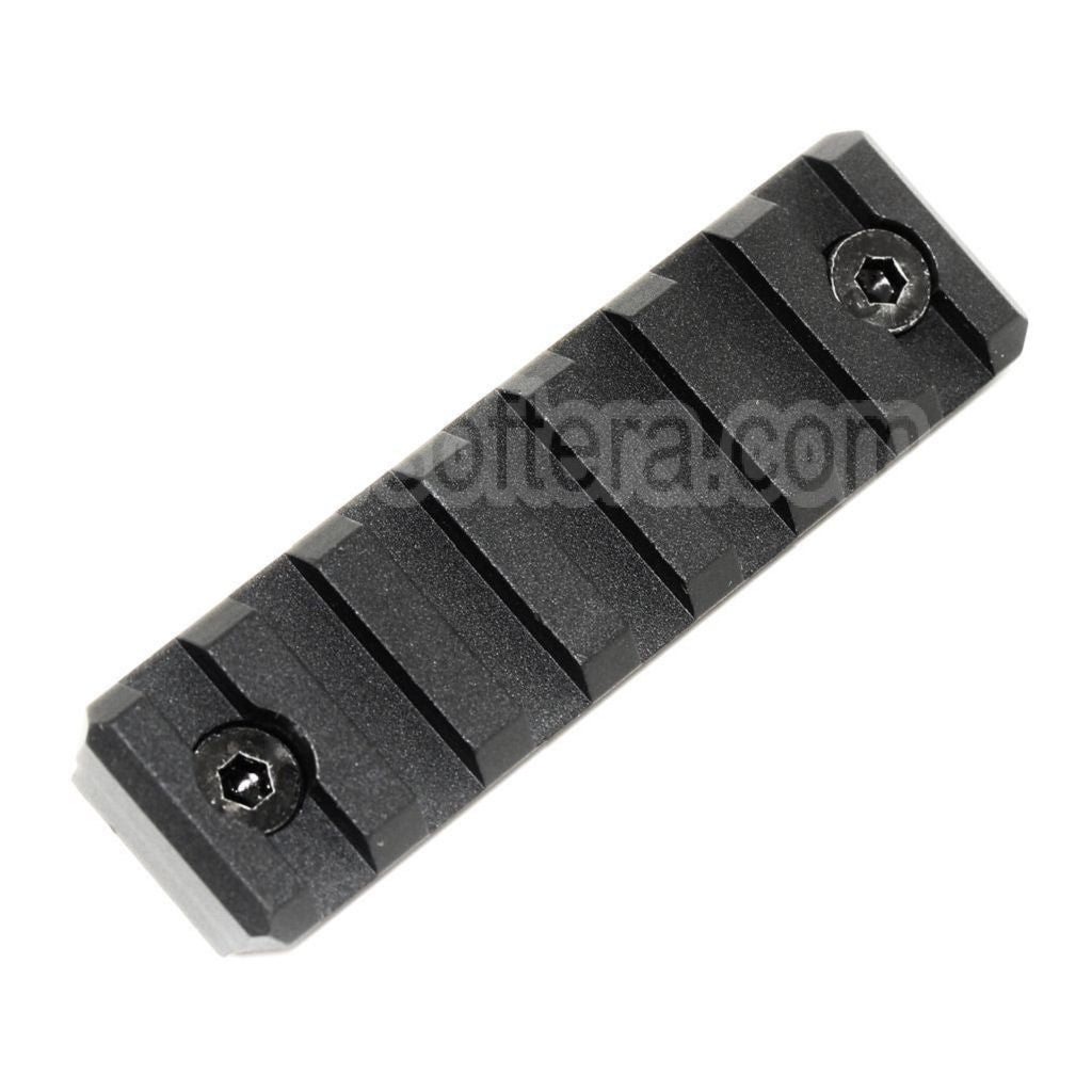CYMA 75mm 7-Slots 20mm Rail Panel Convient pour M-LOK Rail de Garde-Main Noir