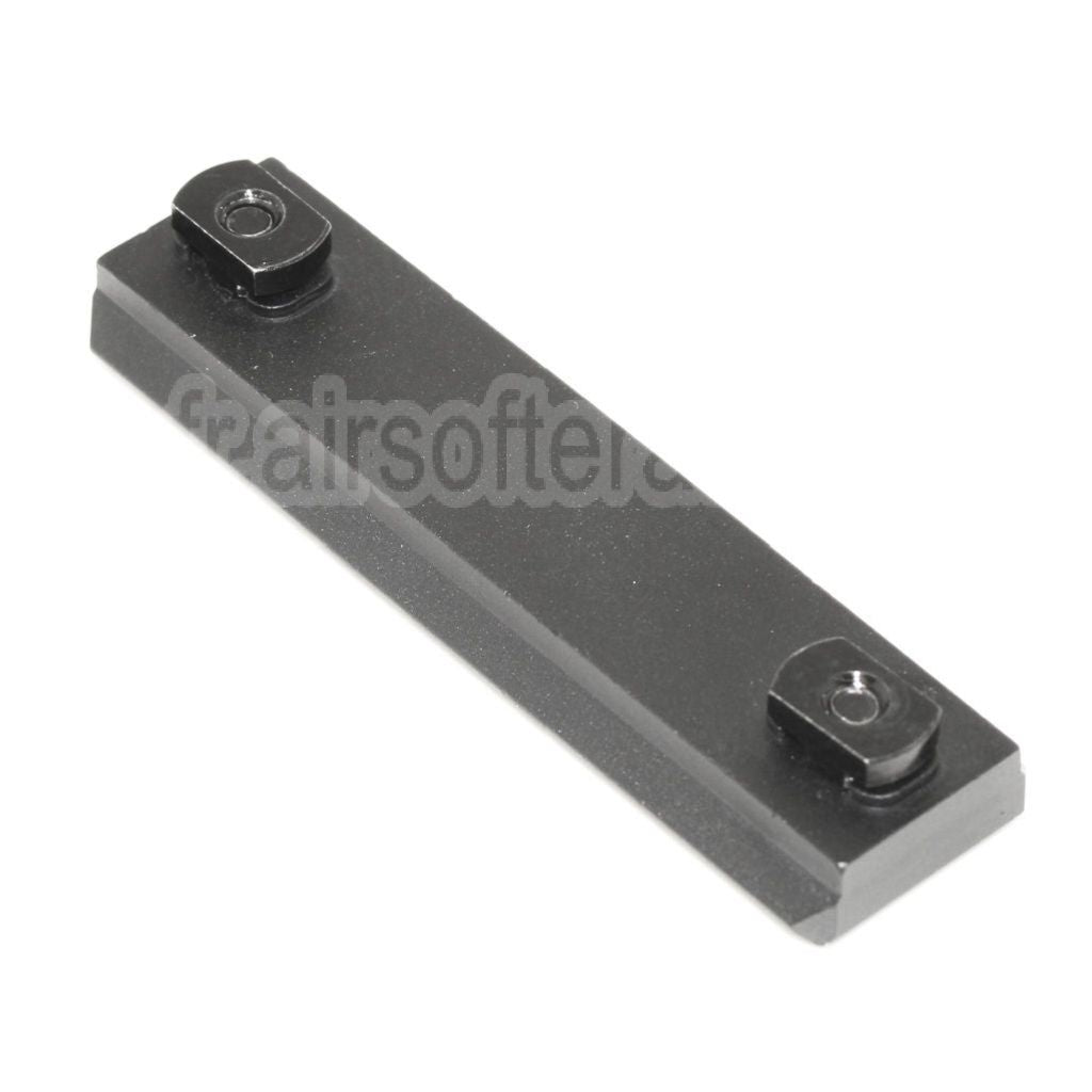CYMA 75mm 7-Slots 20mm Rail Panel Convient pour M-LOK Rail de Garde-Main Noir