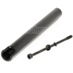 CYMA 172mm Extended Crosse Buffer Tube Convient pour CYMA CM350 Shotgun Rétractable Crosse Noir
