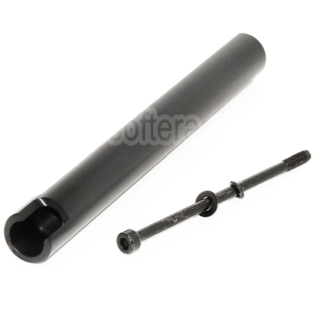 CYMA 172mm Extended Crosse Buffer Tube Convient pour CYMA CM350 Shotgun Rétractable Crosse Noir