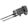 AirsoftEra 3-Position Stinger Tanker Rétractable Crosse HK416C Style Convient pour M4 M16 AEG Fusil Noir