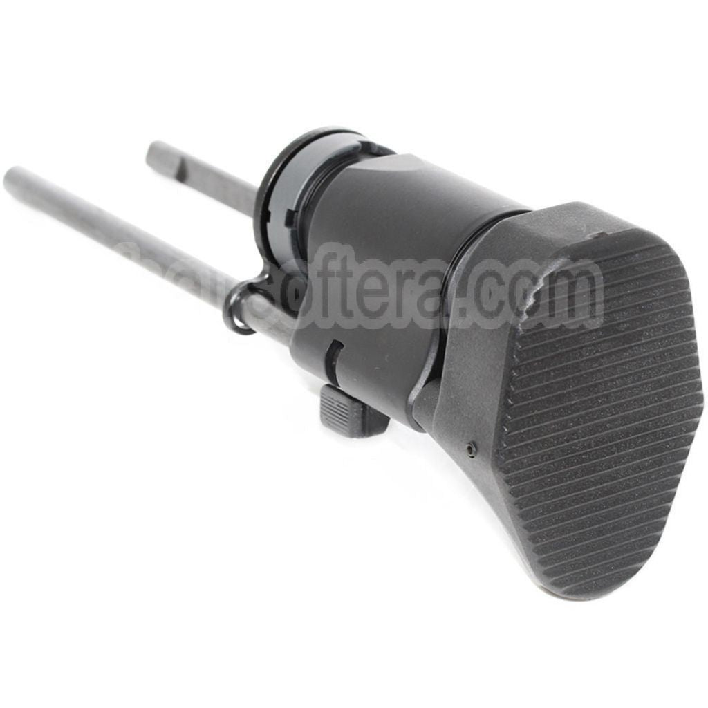 AirsoftEra 3-Position Stinger Tanker Rétractable Crosse HK416C Style Convient pour M4 M16 AEG Fusil Noir