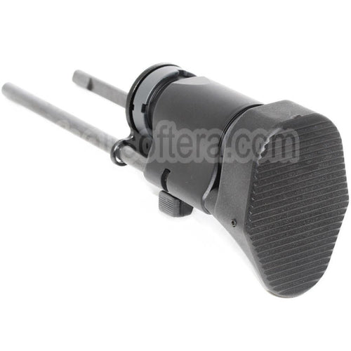 AirsoftEra 3-Position Stinger Tanker Rétractable Crosse HK416C Style Convient pour M4 M16 AEG Fusil Noir