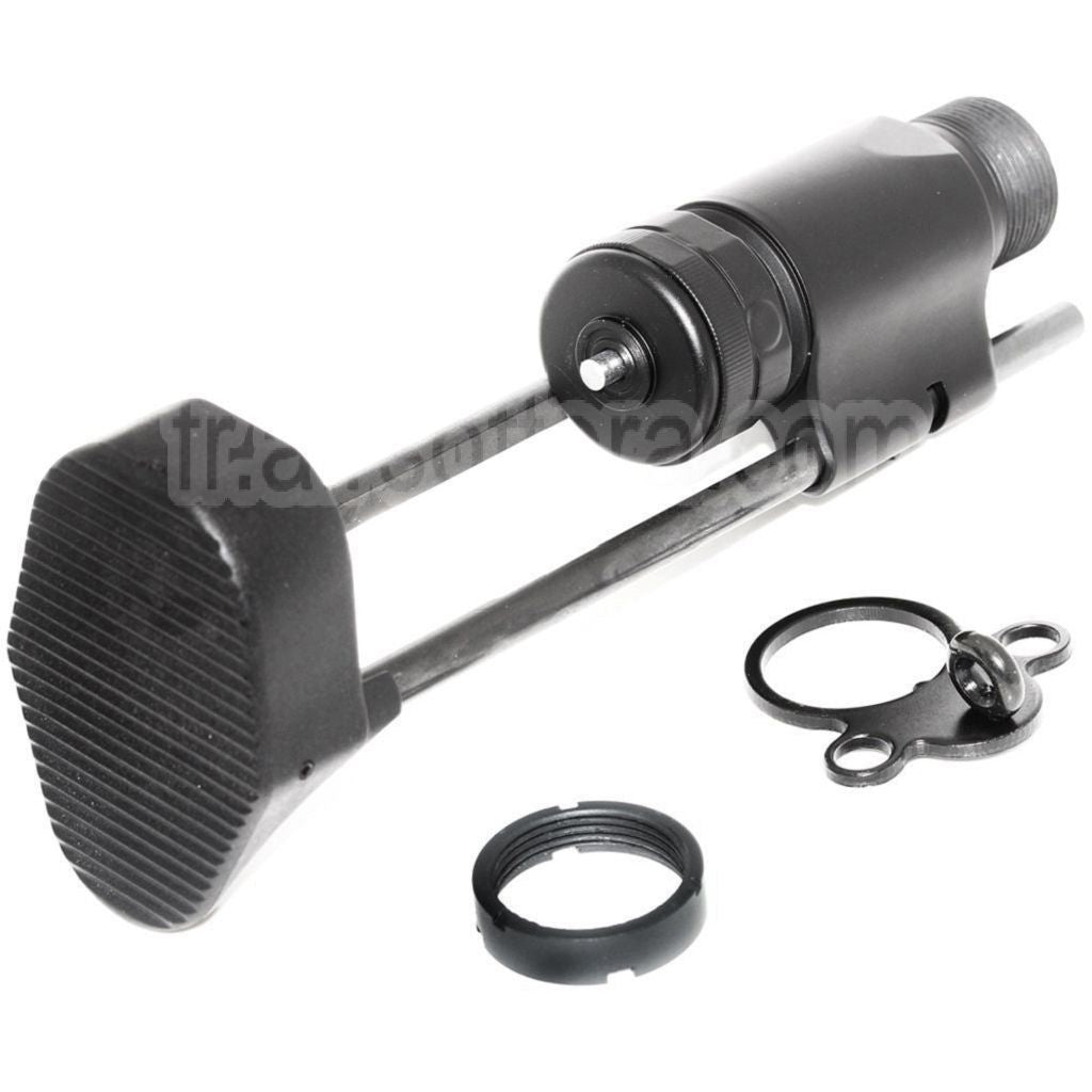 AirsoftEra 3-Position Stinger Tanker Rétractable Crosse HK416C Style Convient pour M4 M16 AEG Fusil Noir