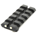APS 5-Slot Picatinny 20mm Adapt Rail Hausse Convient pour APS WE AW Tokyo Marui G17 G18C Série GBB Pistolet Airsoft Noir