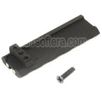 APS 5-Slot Picatinny 20mm Adapt Rail Hausse Convient pour APS WE AW Tokyo Marui G17 G18C Série GBB Pistolet Airsoft Noir