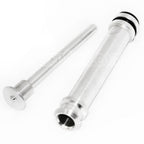 DOUBLE BELL Métal Piston Spring Guide Set Convient pour BAR-10 VSR-10 Sniper Fusil Airsoft Argent