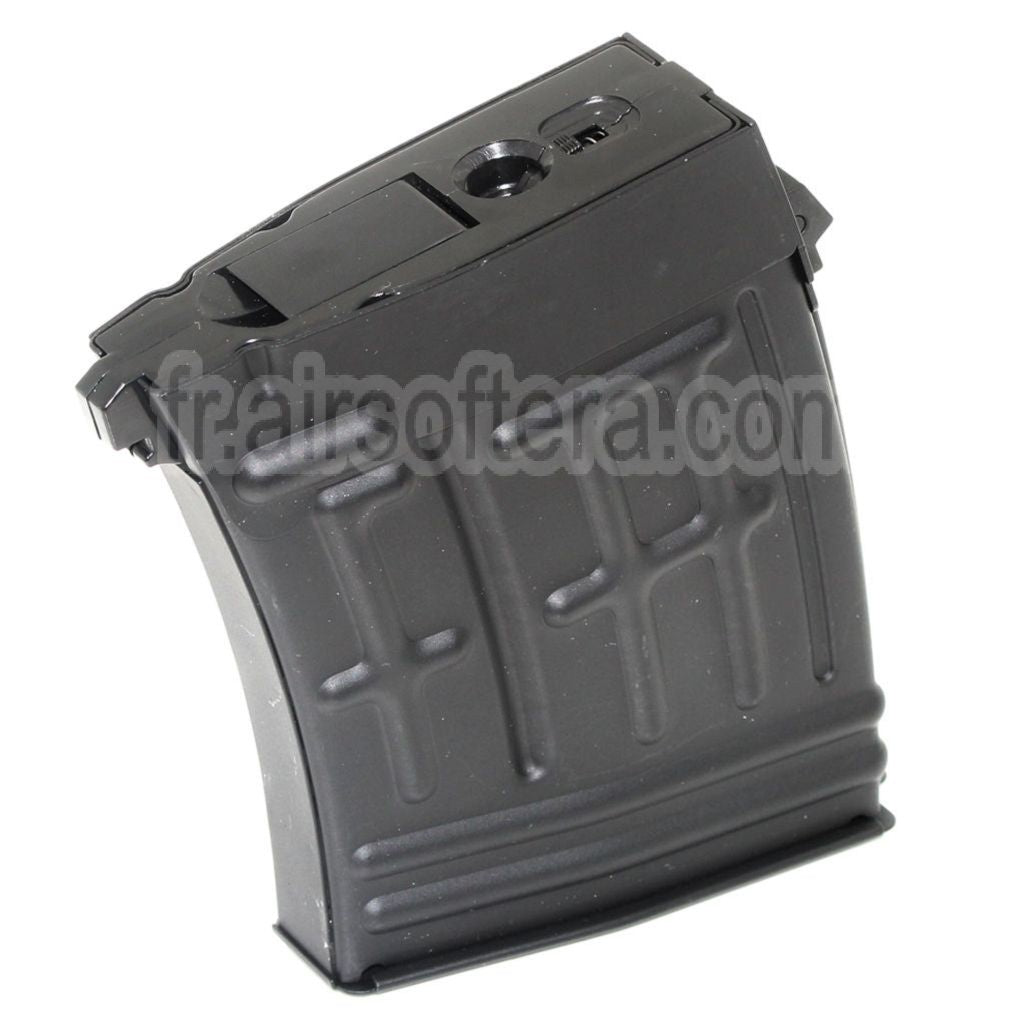 CYMA 120 Billes Hi-Cap Chargeur Convient pour S&amp;T RS CYMA Tokyo Marui SVD Série AEG Fusil Airsoft Noir