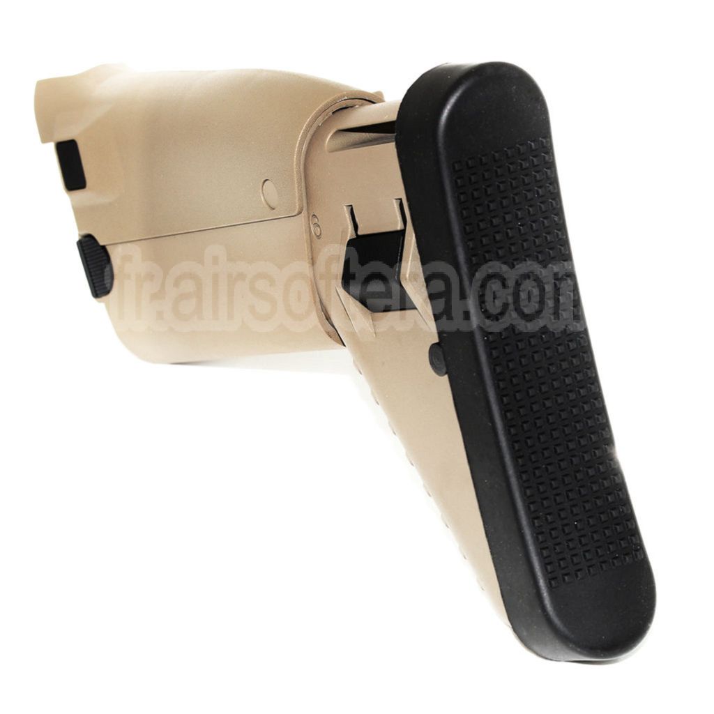 CYMA 6-Positon Rétractable Crosse Convient pour SCAR MK16 MK17 Série AEG Fusil Airsoft