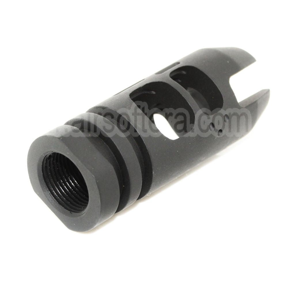 APS EMG Falkor Defense VG6 Epsilon Frein de Bouche Cache-Flamme Convient pour -14mm CCW sens antihoraire Canon Fusil Airsoft Noir