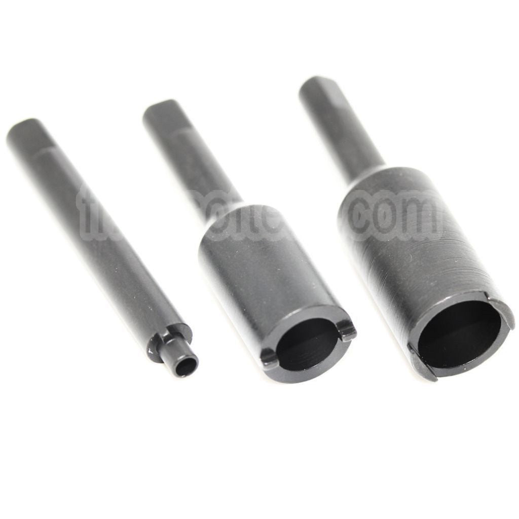 AirsoftEra 3in1 Magnétique Acier Vanne Outil Clé Convient pour Tokyo Marui Western Arms KSC Maruzen GBB Pistolet Chargeurs