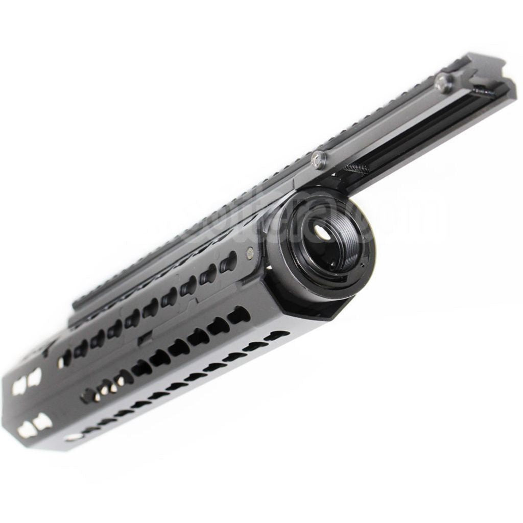 CYMA Keymod Modular Rail de Garde-Main Convient pour CYMA CM079 Tokyo Marui M4 Série AEG Fusil Airsoft Noir