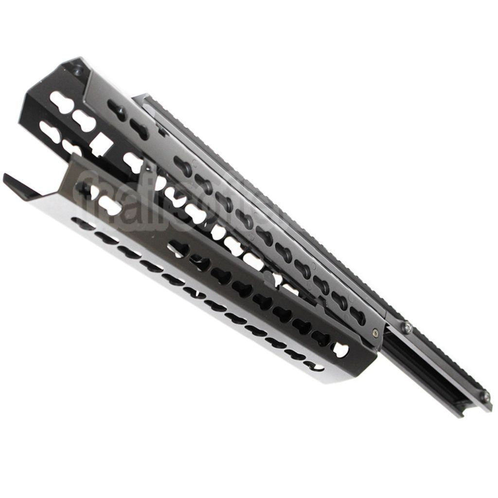 CYMA Keymod Modular Rail de Garde-Main Convient pour CYMA CM079 Tokyo Marui M4 Série AEG Fusil Airsoft Noir