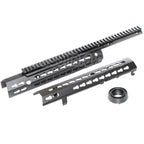 CYMA Keymod Modular Rail de Garde-Main Convient pour CYMA CM079 Tokyo Marui M4 Série AEG Fusil Airsoft Noir